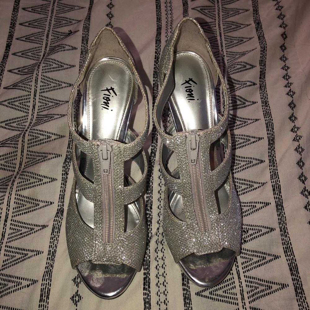 Silver heels